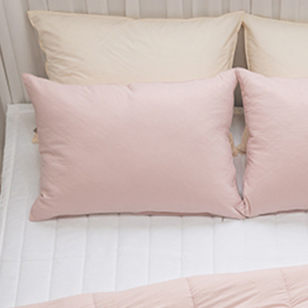 해피니 몽글몽글 소프트마이크로 피치가공 베개커버 50x70cm (핑크) (베개솜 별매)