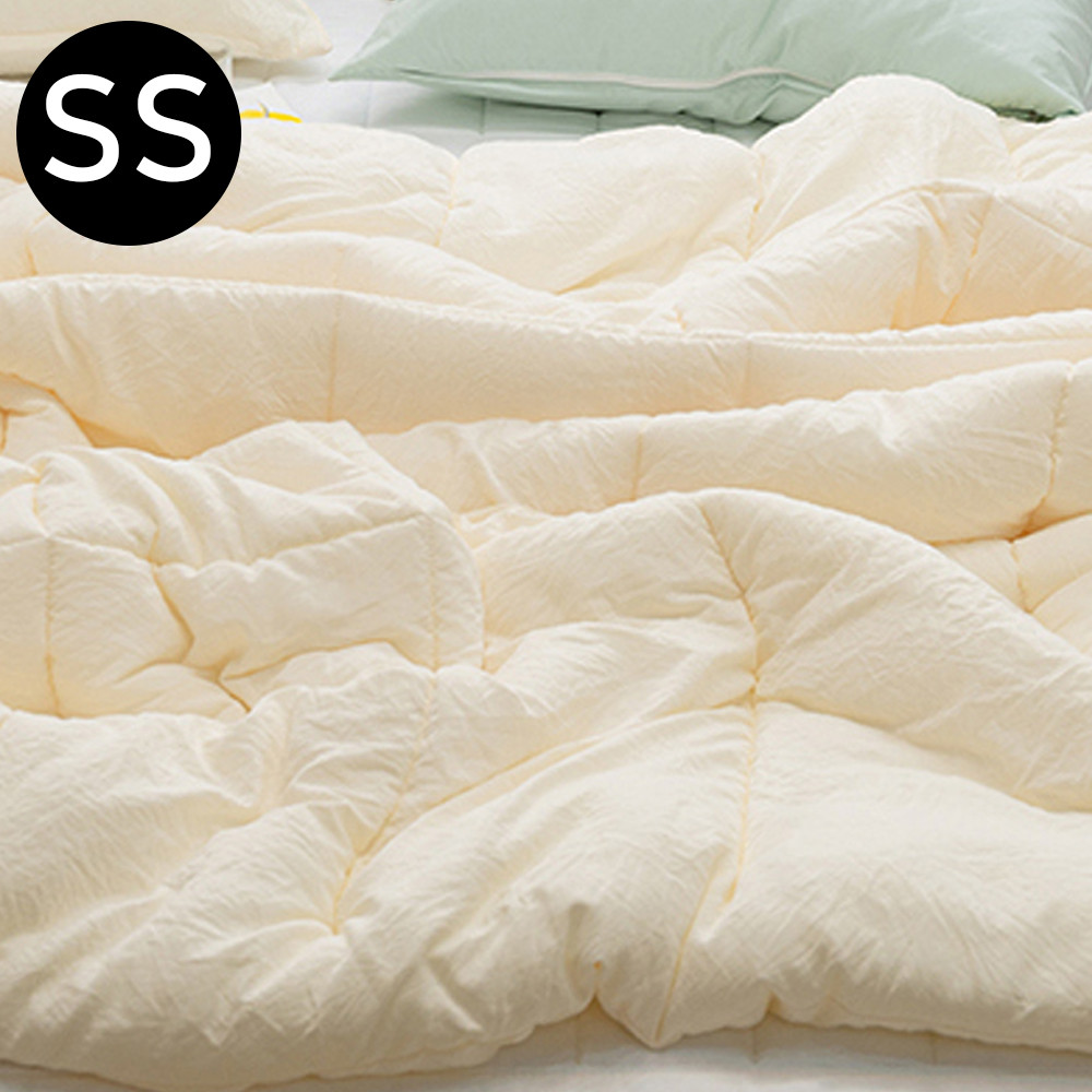 해피니 몽글몽글 소프트마이크로 피치가공 차렵이불 슈퍼싱글 SS (아이보리)