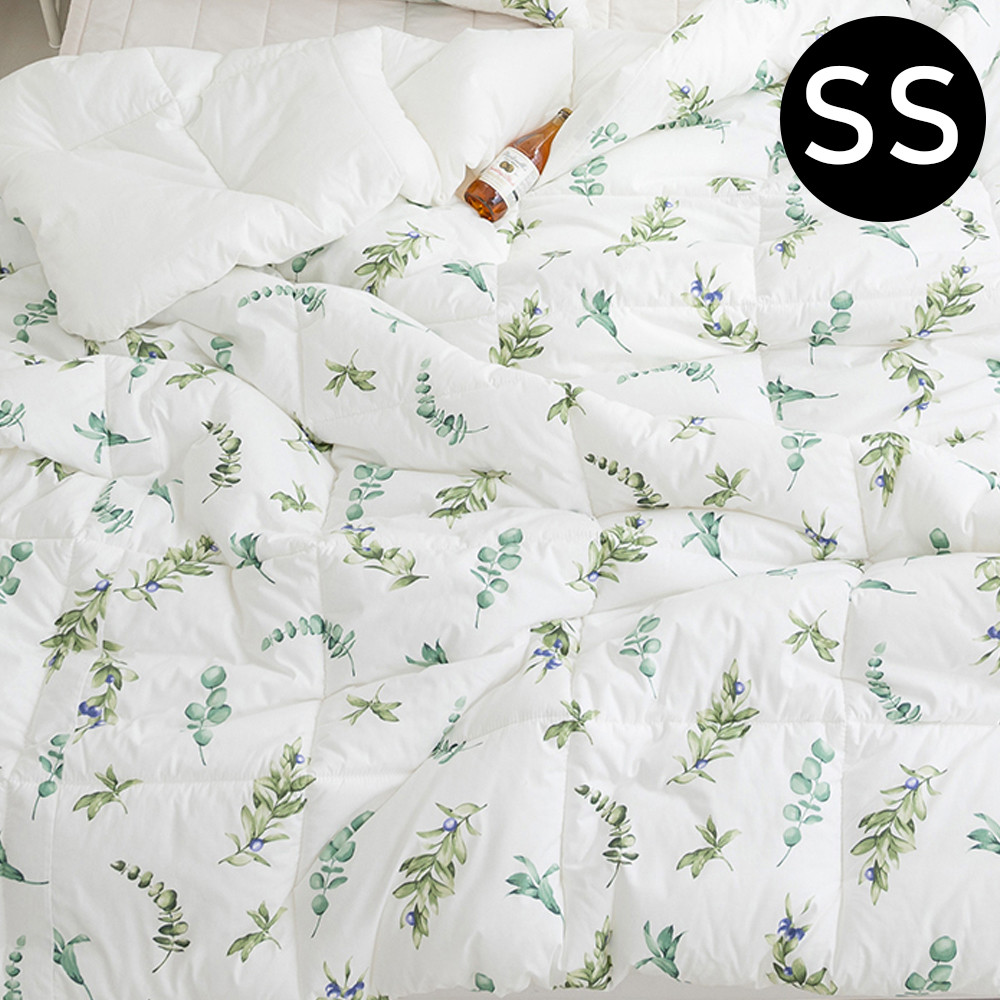 해피니 내추럴 광목 순면 차렵이불 슈퍼싱글 SS (화이트)