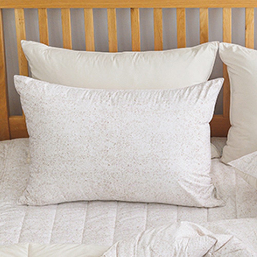 해피니 벨라 마이크로화이바 베개커버 50x70cm (베이지) (베개솜 별매)