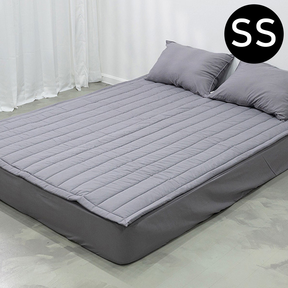 해피니 브로이 밴딩 패드 슈퍼싱글 SS (그레이) (카페트겸용)