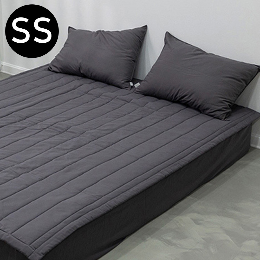 해피니 브로이 밴딩 패드 슈퍼싱글 SS (차콜) (카페트겸용)