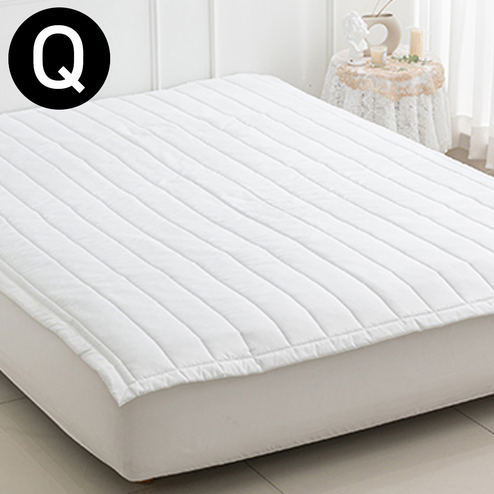 해피니 브로이 밴딩 패드 퀸 Q (화이트) (카페트겸용)