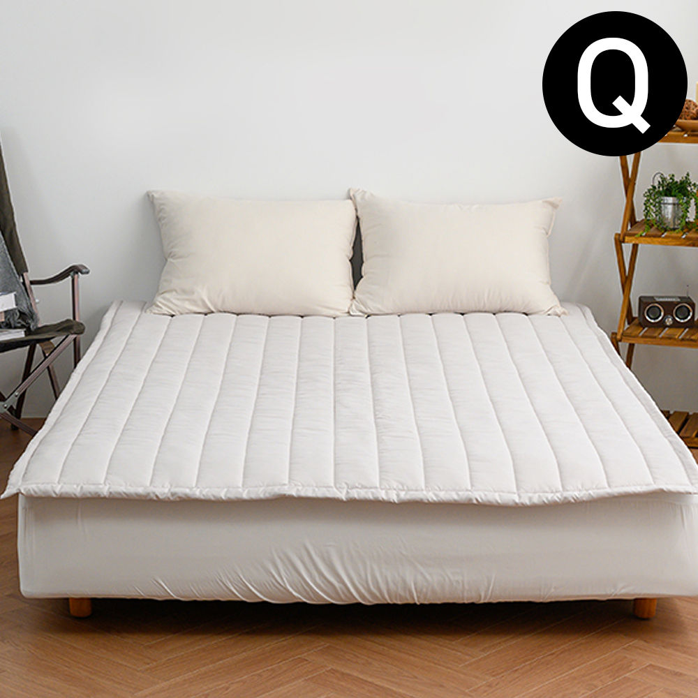 해피니 브로이 밴딩 패드 퀸 Q (베이지) (카페트겸용)