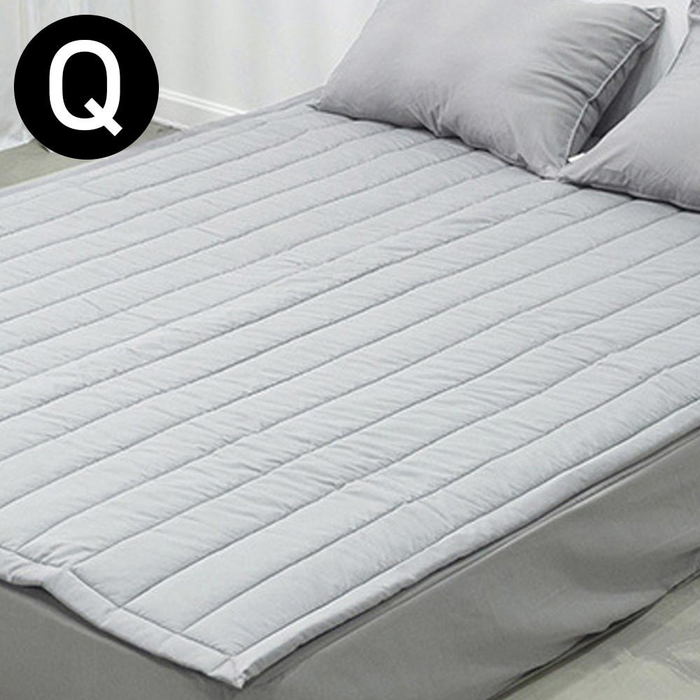 해피니 브로이 밴딩 패드 퀸 Q (연그레이) (카페트겸용)