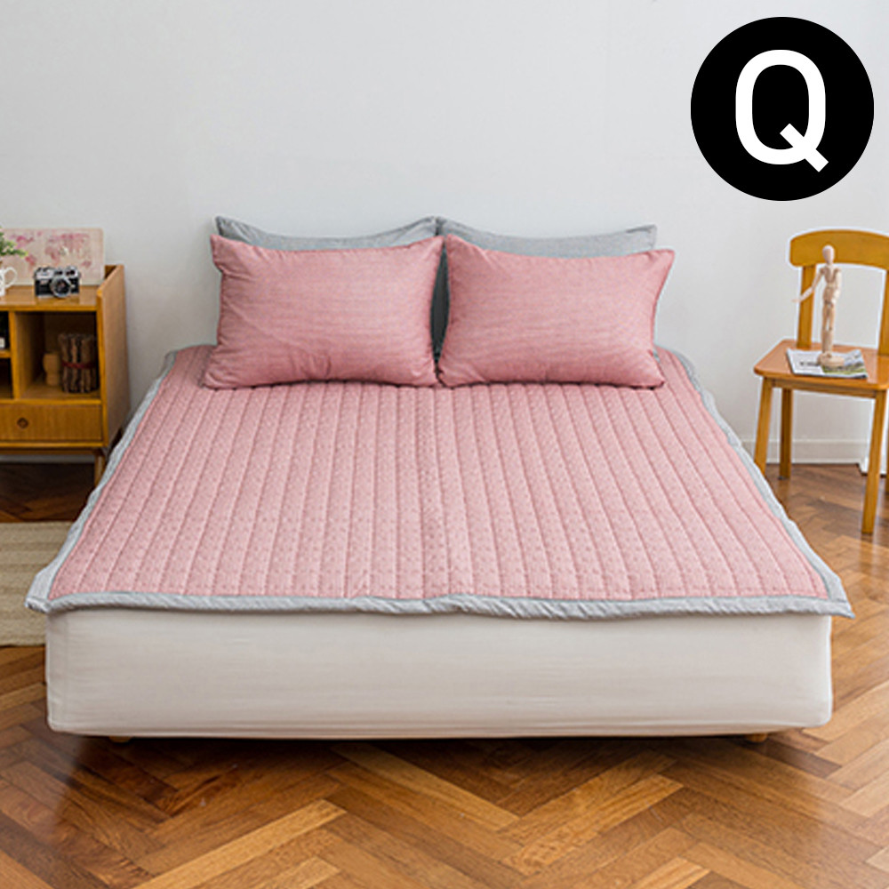 해피니 솔트 마이크로화이바 패드 퀸 Q (레드) (카페트겸용)