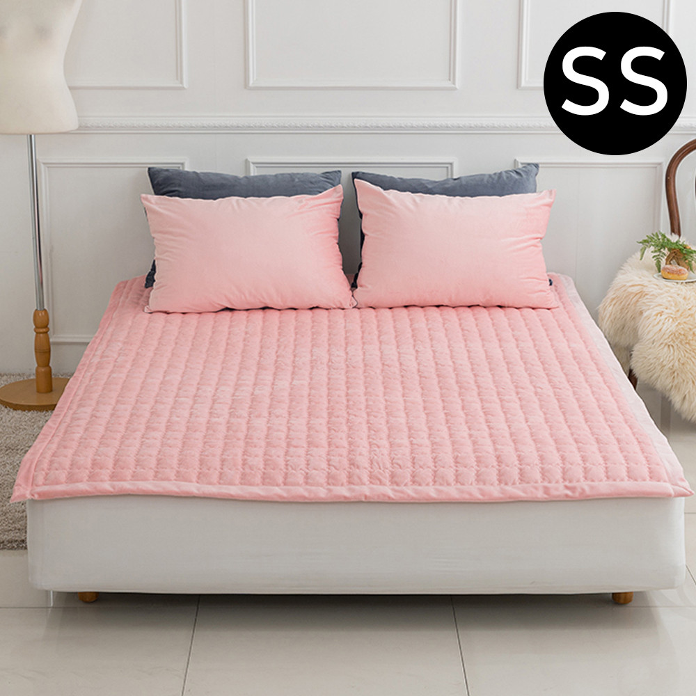 해피니 빌리 극세사 밴딩 패드 슈퍼싱글 SS (핑크) (카페트겸용)