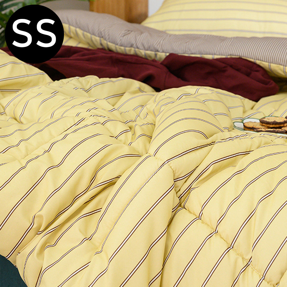 해피니 마크 소프트마이크로 차렵이불 슈퍼싱글 SS (머스타드)