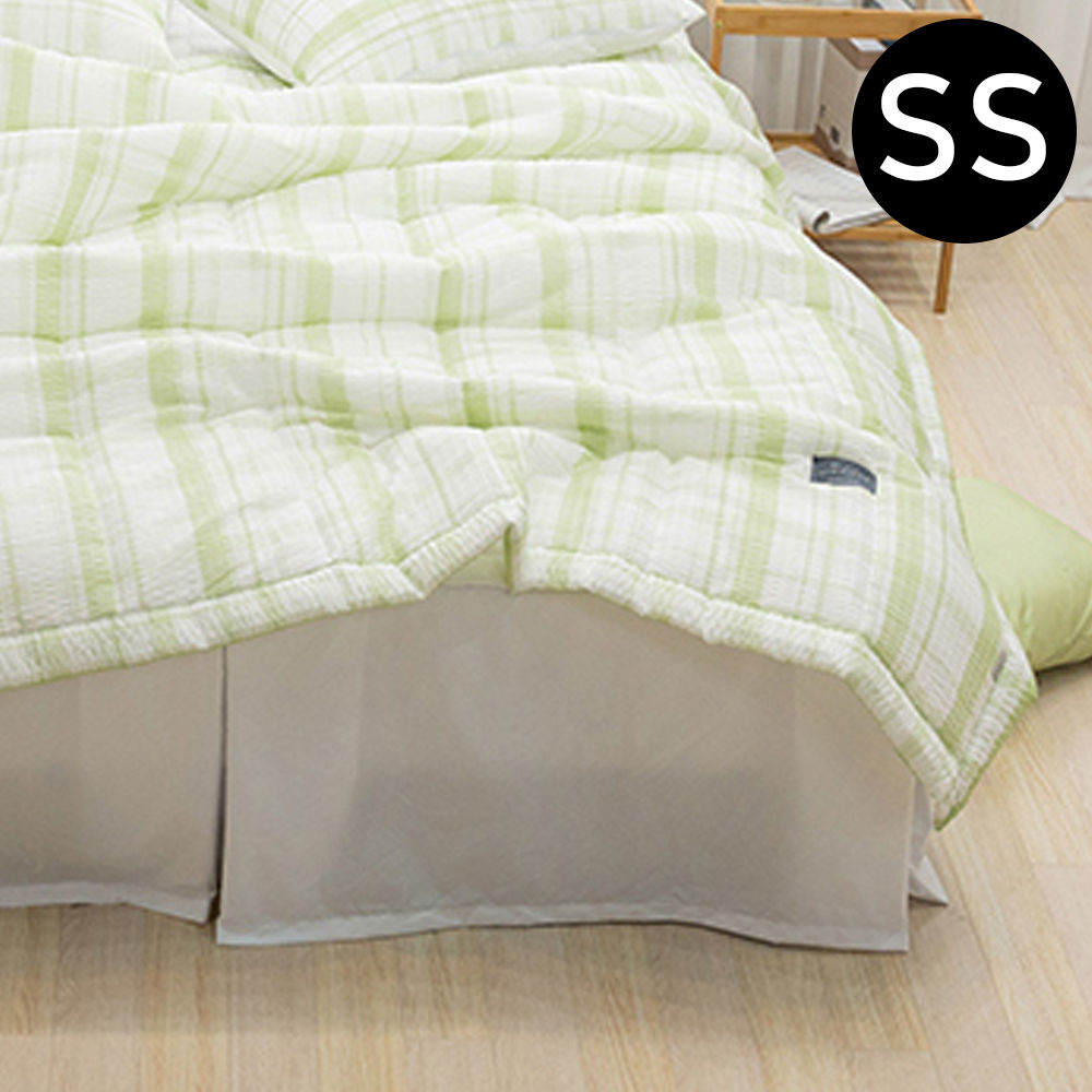 해피니 샤브레 여름 간절기 이불 슈퍼싱글 SS (올리브 그린)