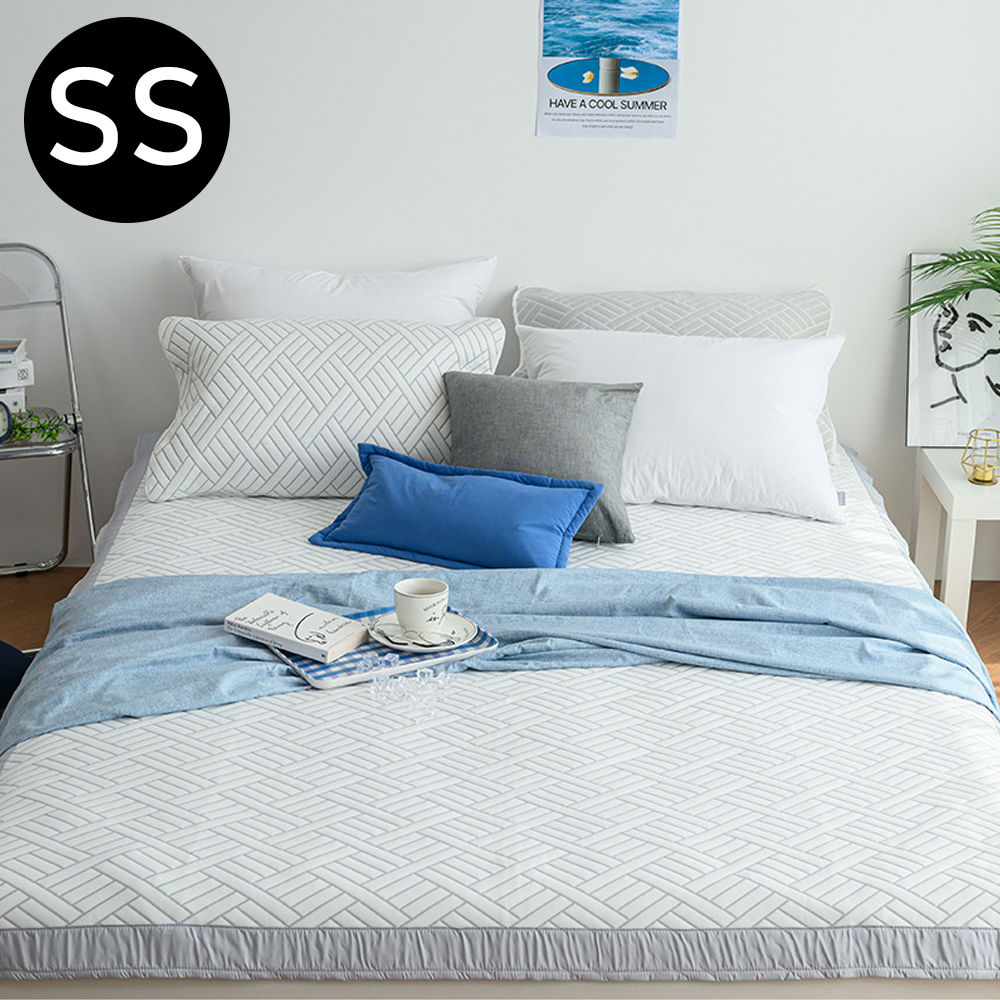 해피니 듀라론 3중직 냉감패드 슈퍼싱글 SS (화이트)