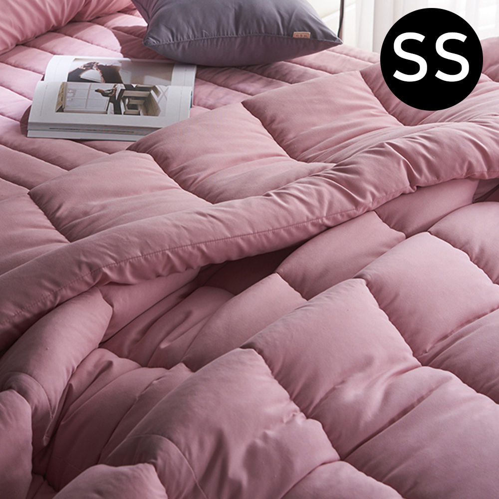 해피니 내추럴 비비드 차렵이불 슈퍼싱글 SS (핑크)