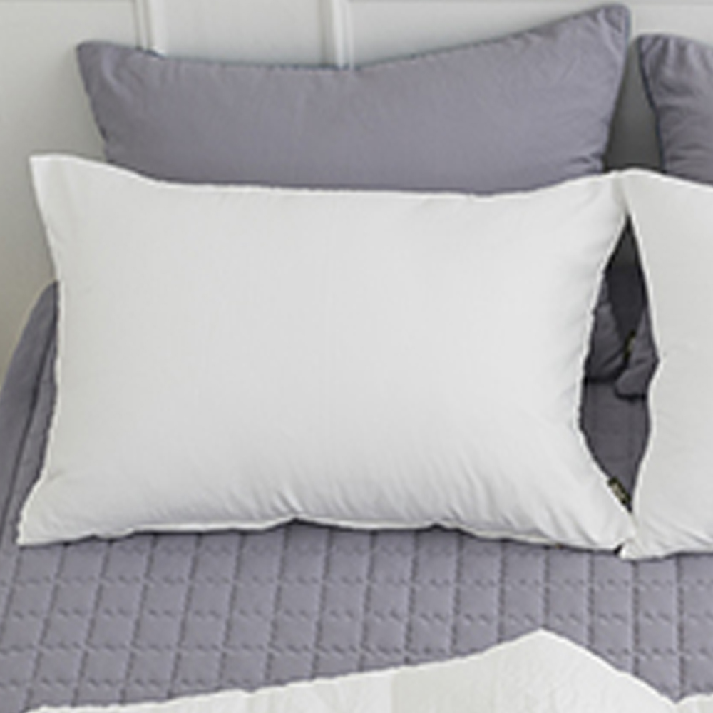 해피니 딥슬립 워싱 베개커버 50x70cm (화이트) (베개솜 별매)