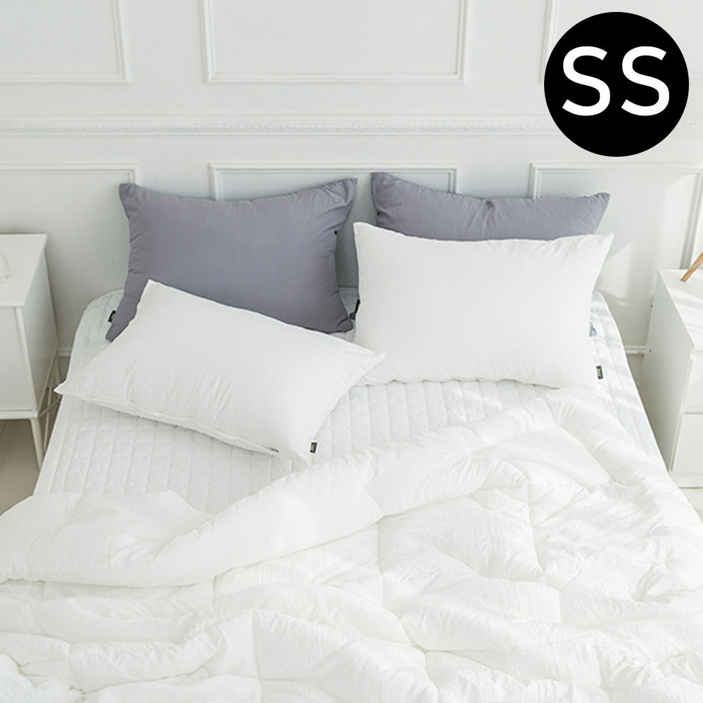 해피니 딥슬립 워싱 차렵이불 패드세트 슈퍼싱글 SS (화이트) (베개솜 별매)
