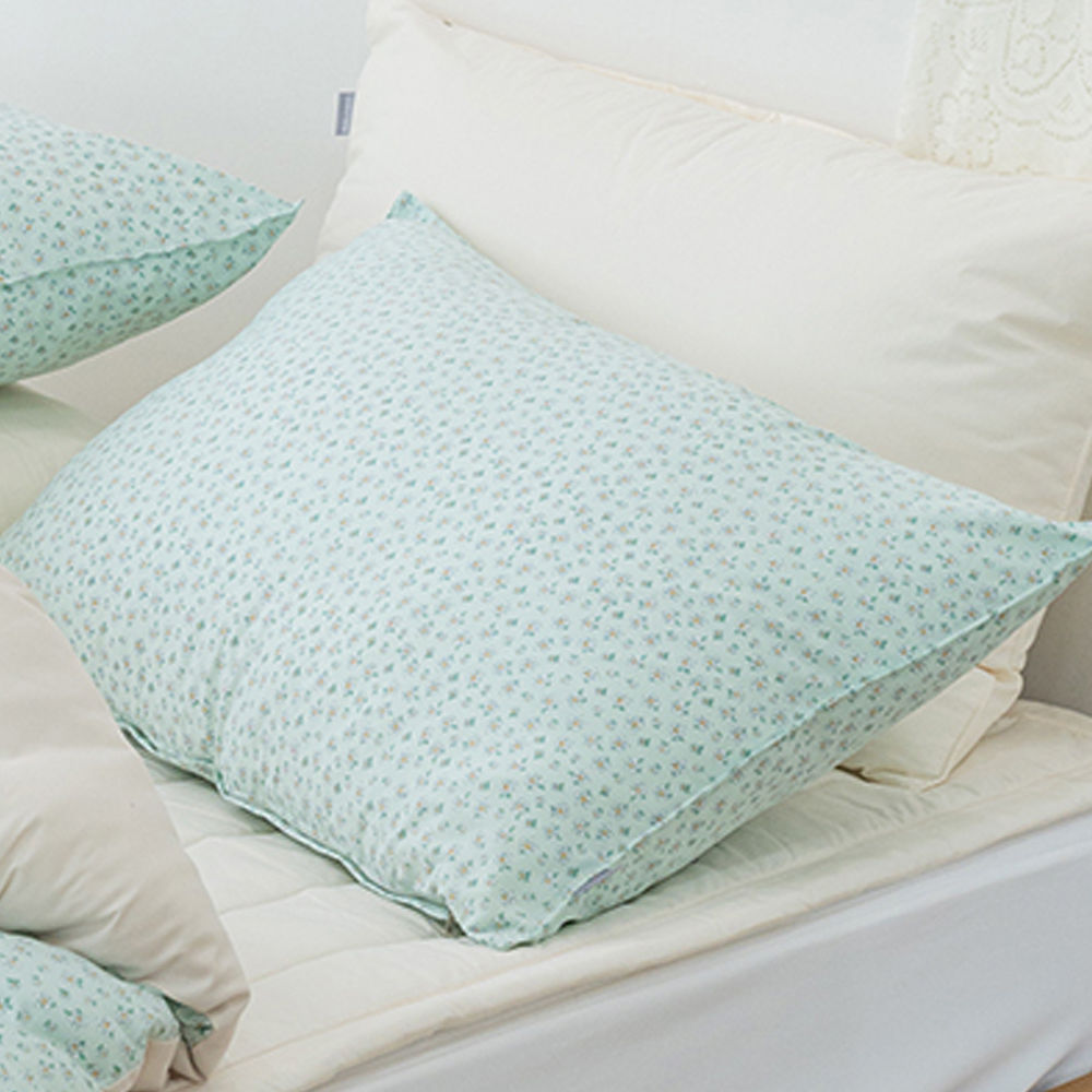 해피니 러블리 데이지 베개커버 50x70cm (민트) (베개솜 별매)