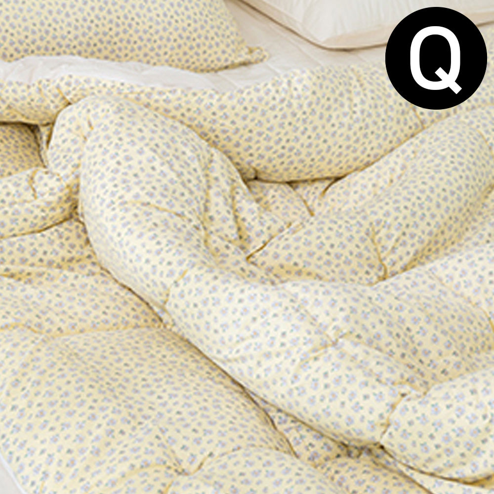 해피니 러블리 데이지 차렵이불 퀸 Q (옐로우)