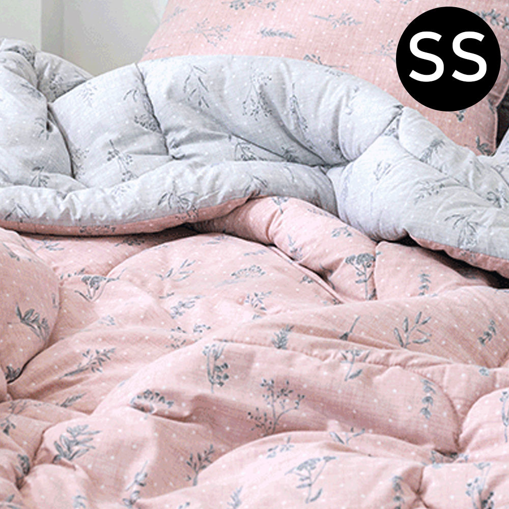 해피니 보헤미안리버서블 차렵이불 슈퍼싱글 SS (핑크)