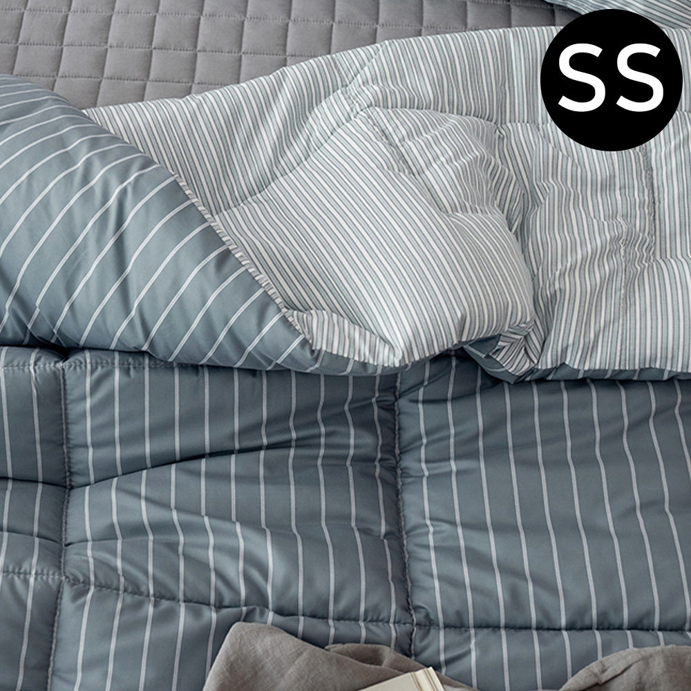 해피니 어반라인 차렵이불 슈퍼싱글 SS (그레이)