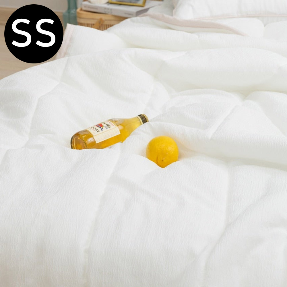 해피니 아이싱 스노우리플 여름 간절기 이불 슈퍼싱글 SS (화이트)