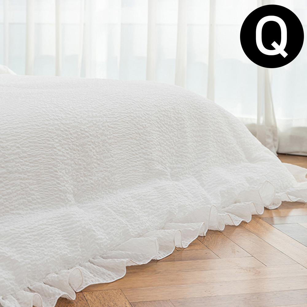해피니 크리미 아사 여름 이불 퀸 Q (화이트)
