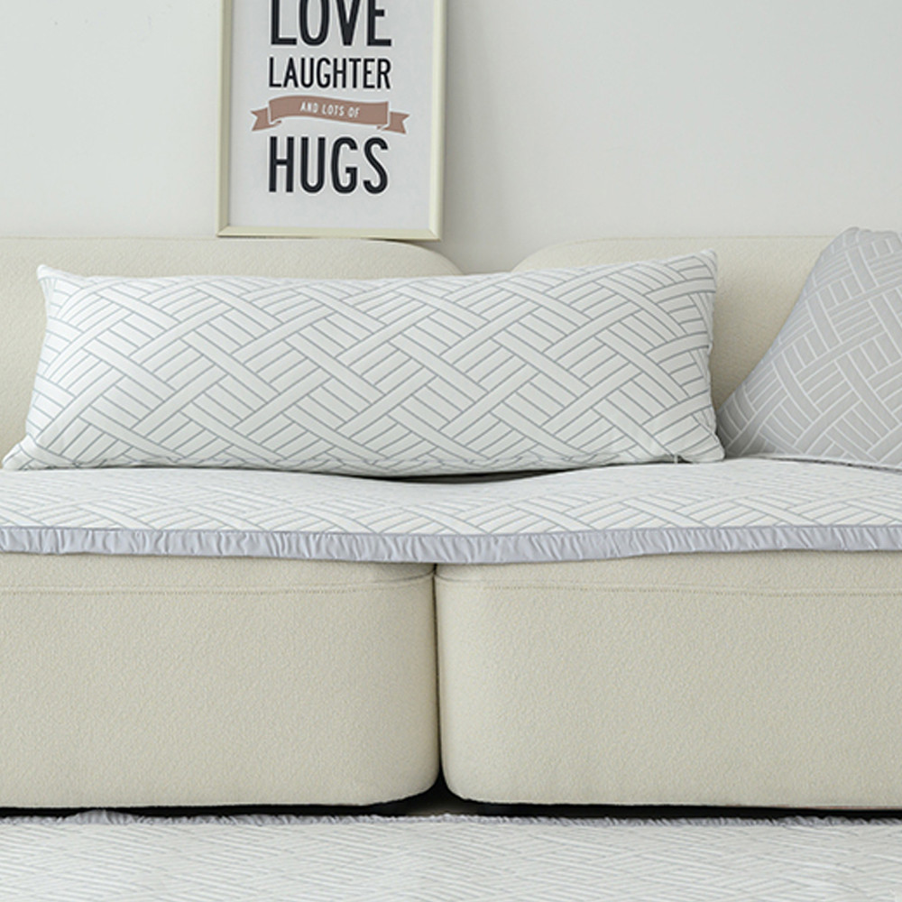 해피니 바디필로우 듀라론 3중직 냉감 바디필로우 40x100cm (화이트) (솜포함)