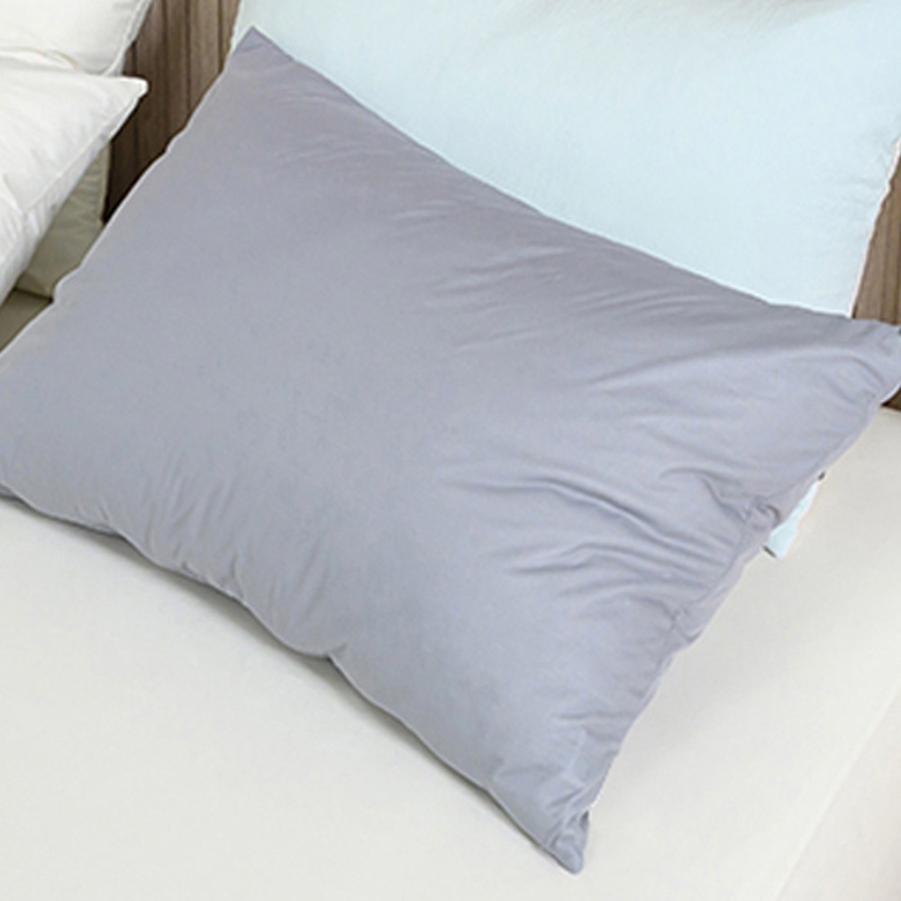 해피니 베개커버 숨쉬는 생활방수 50x70cm (그레이) (베개솜 별매)