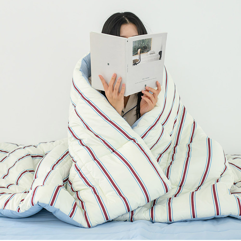 해피니 이불 레트로 시리즈 M2 차렵이불 슈퍼싱글 SS (크림)