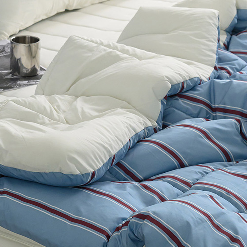 해피니 이불 레트로 시리즈 M2 차렵이불 슈퍼싱글 SS (블루)