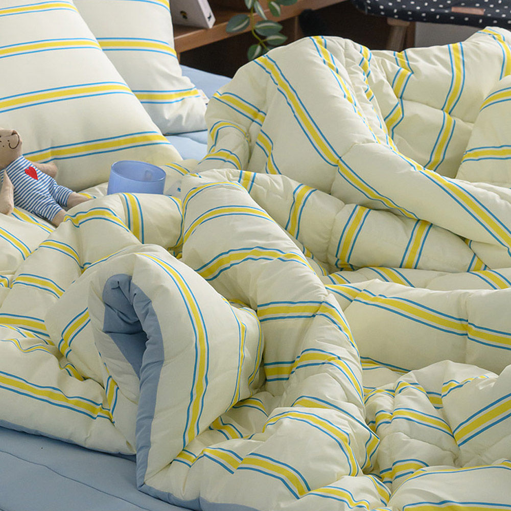 해피니 이불 레트로 시리즈 M2 차렵이불 퀸 Q (옐로우)