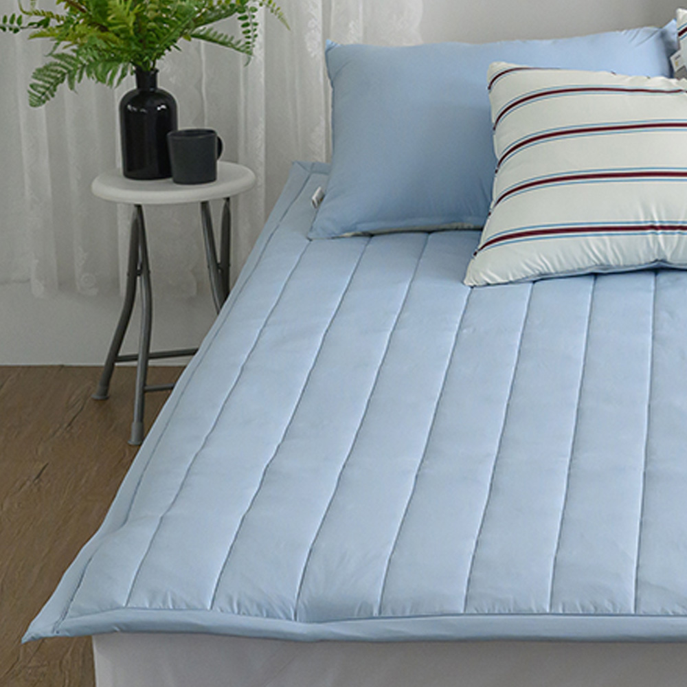 해피니 침대패드 레트로 시리즈 M2 밴딩 패드 슈퍼싱글 SS (블루)