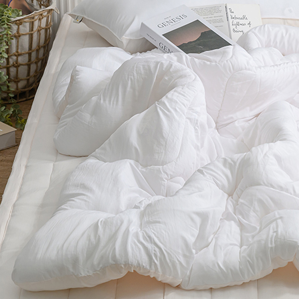 해피니 이불 클린 마이크로 모달 차렵이불 슈퍼싱글 SS (화이트)