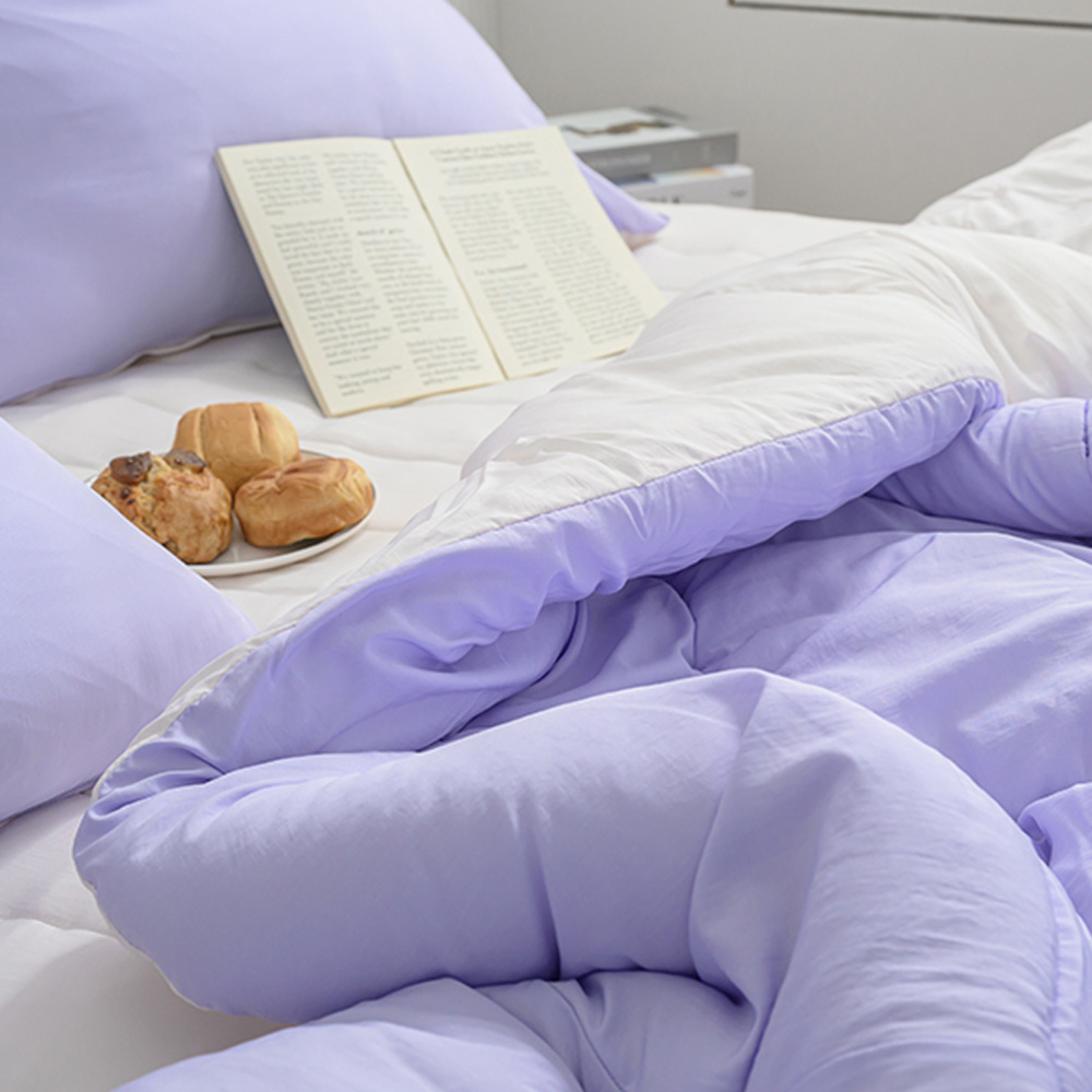 해피니 이불 클린 마이크로 모달 차렵이불 슈퍼싱글 SS (바이올렛)