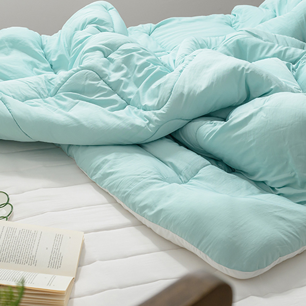 해피니 이불 클린 마이크로 모달 차렵이불 슈퍼싱글 SS (민트)