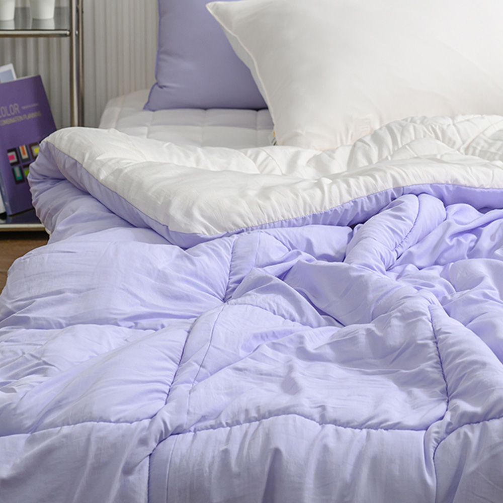 해피니 이불 클린 마이크로 모달 차렵이불 퀸 Q (바이올렛)