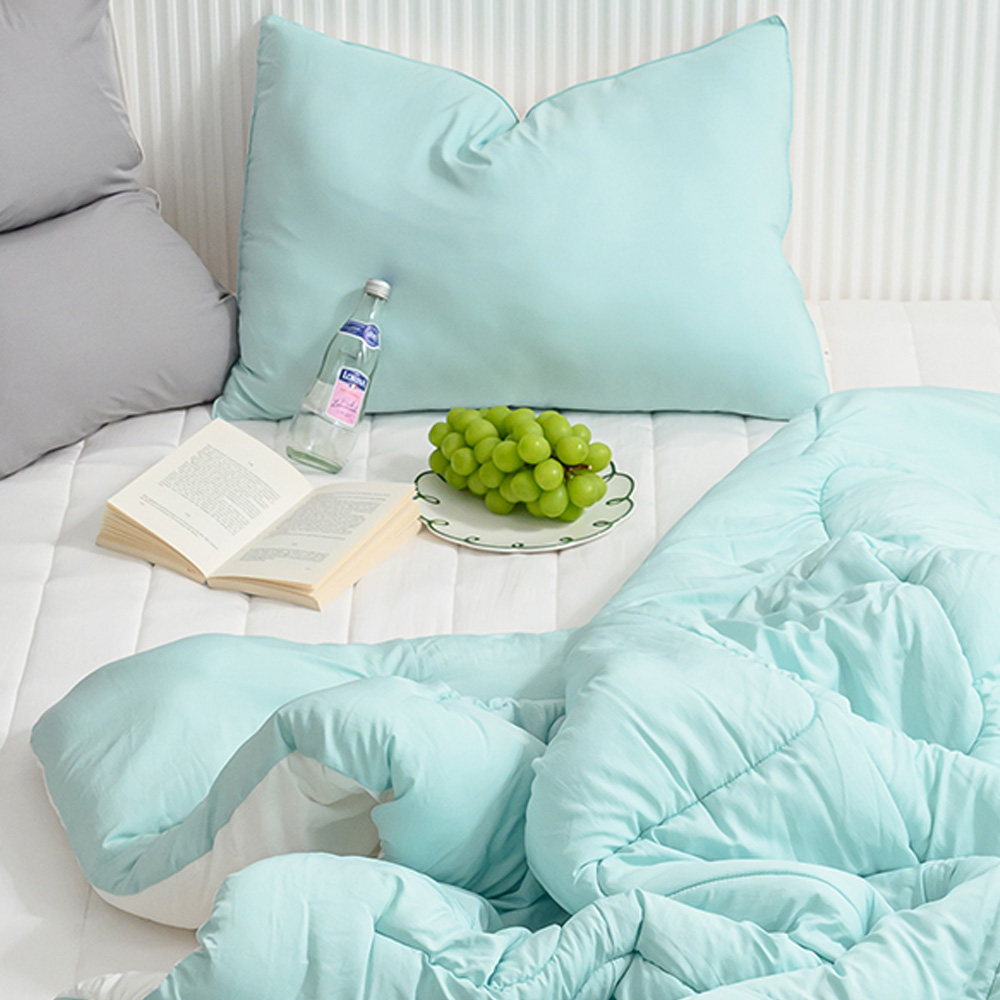 해피니 이불패드세트 클린 마이크로 모달 차렵이불 패드세트 슈퍼싱글 SS (민트)