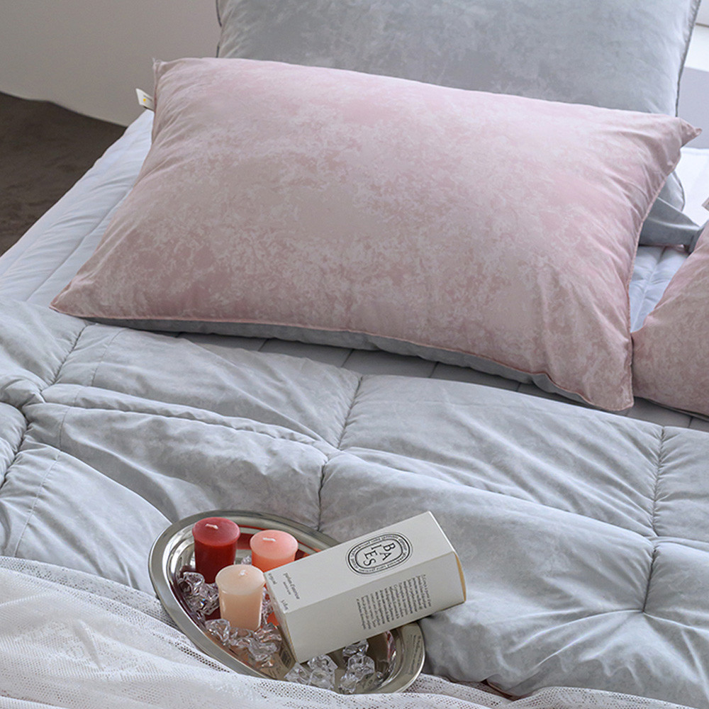 해피니 베개커버 마블 M2 베개 50x70 (핑크) (베개솜 별매)