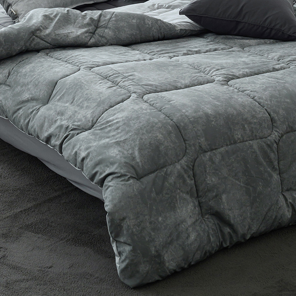 해피니 이불 마블 M2 차렵이불 퀸 Q (차콜)