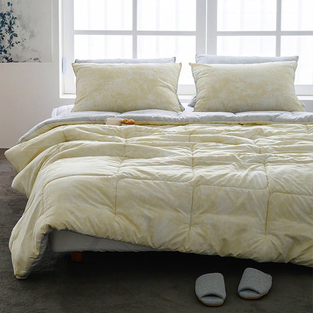 해피니 이불베개세트 마블 M2 차렵이불 베개커버 세트 퀸 Q (베이지) (베개솜 별매)