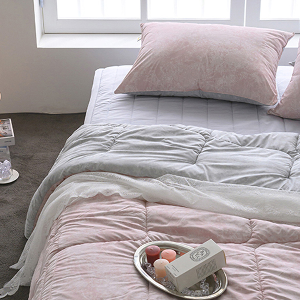 해피니 이불패드세트 마블 M2 차렵이불 패드세트 슈퍼싱글 SS (핑크)