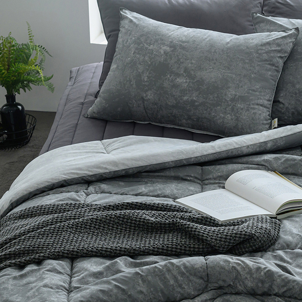 해피니 이불패드세트 마블 M2 차렵이불 패드세트 슈퍼싱글 SS (차콜)