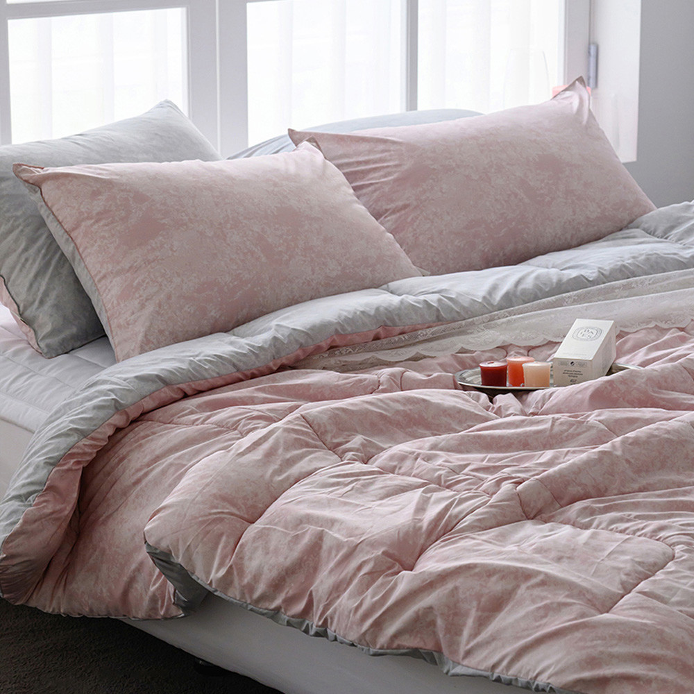 해피니 이불패드세트 마블 M2 차렵이불 패드세트 퀸 Q (핑크)