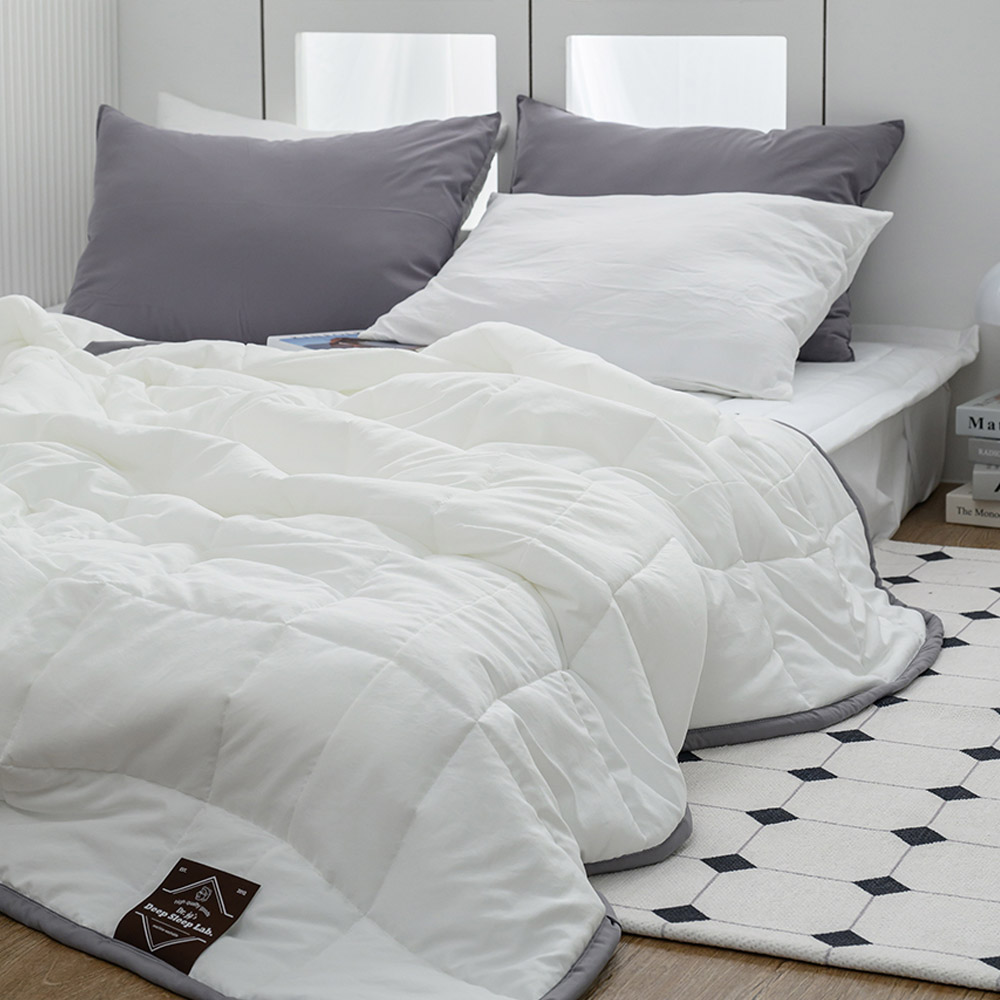 해피니 이불패드세트 데일리 리버서블2 간절기 이불 퀸 Q (화이트) 브로이 패드 (화이트)