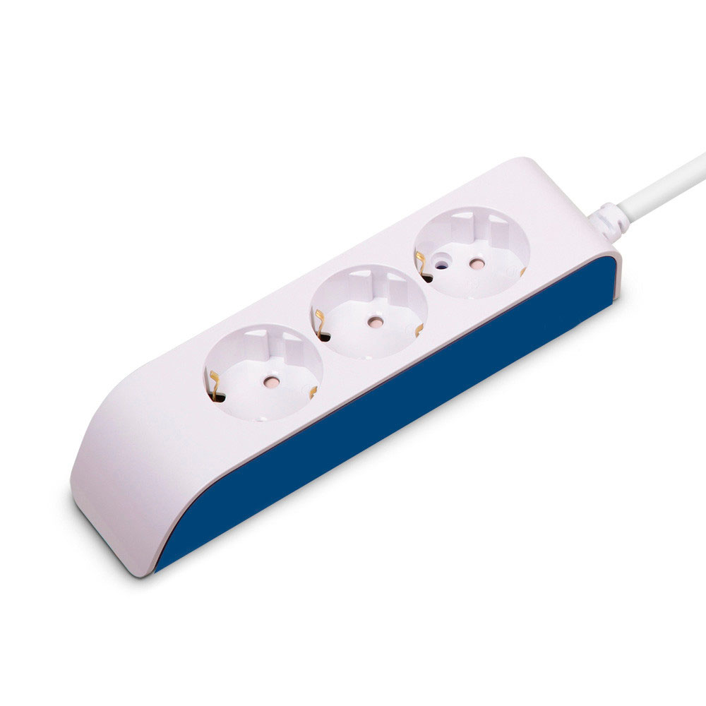 현대일렉트릭 멀티탭 선이 굵어 안전한 하이탭 멀티코드 콘센트 일반멀티 3구 1.5M (16A)