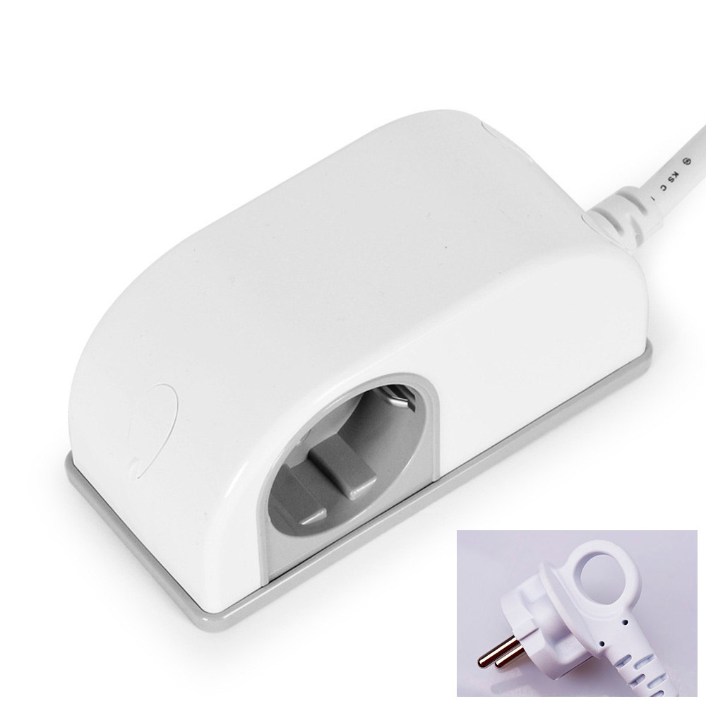 현대일렉트릭 멀티탭 방수방진 멀티코드 콘센트 2구 5M