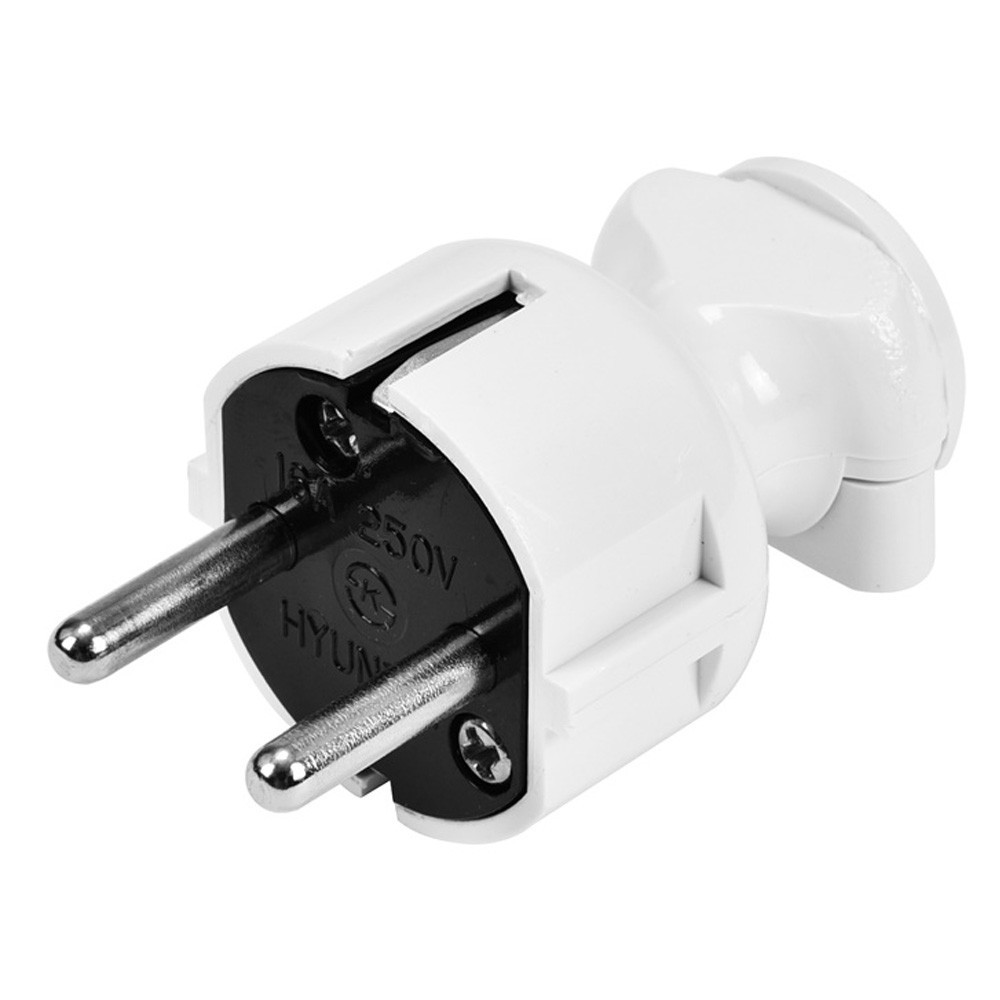 현대일렉트릭 멀티탭 접지 플러그 (ㅡ자형)