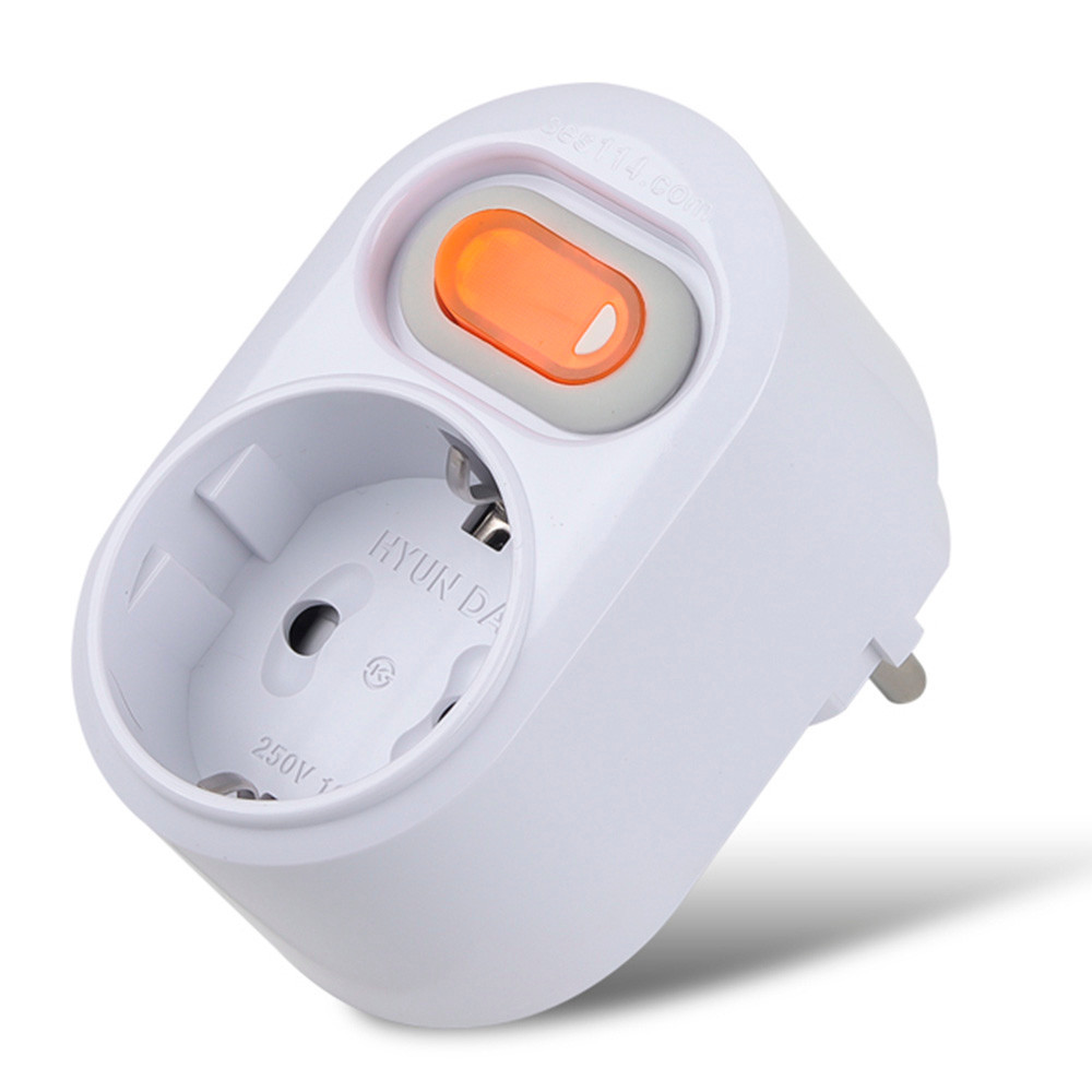 현대일렉트릭 멀티탭 절전 전원 스위치 1구 콘센트