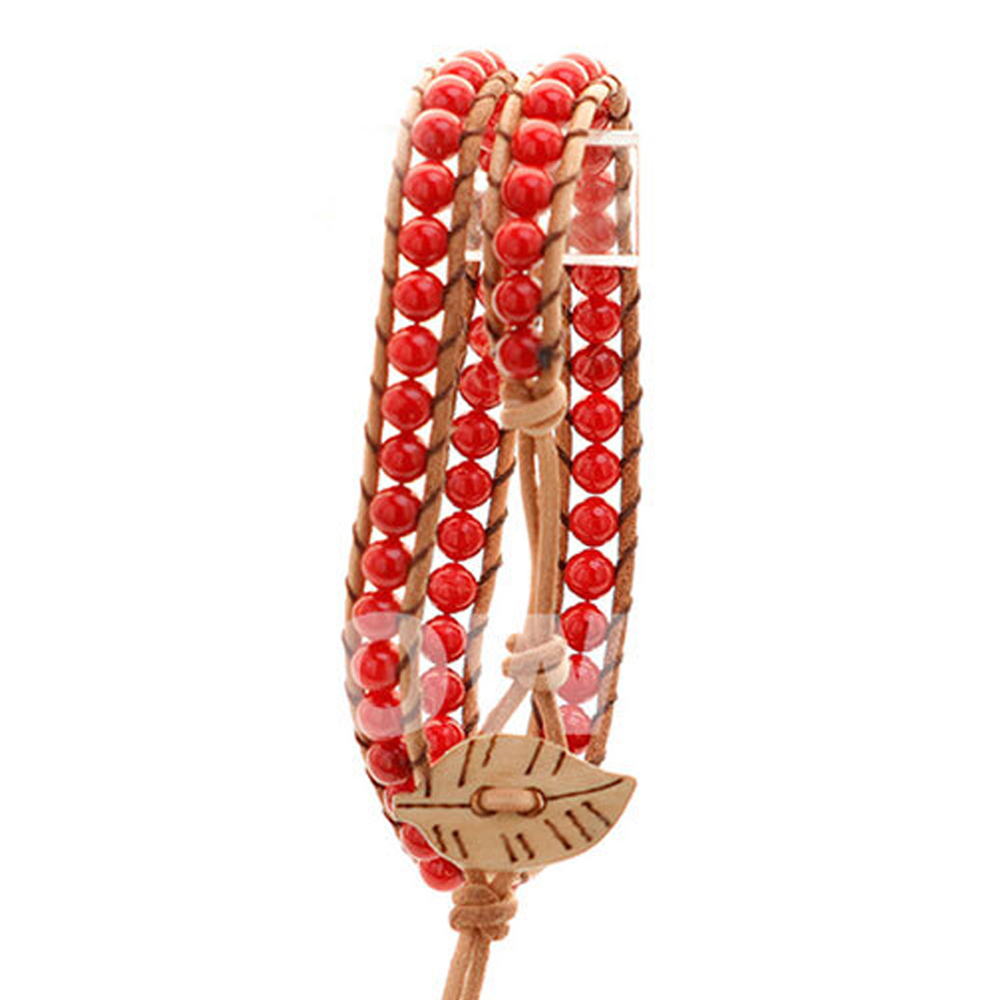 호연 불교 기원 팔찌 옥매듭 화목 복과 행운 합장주 염주 (산호)