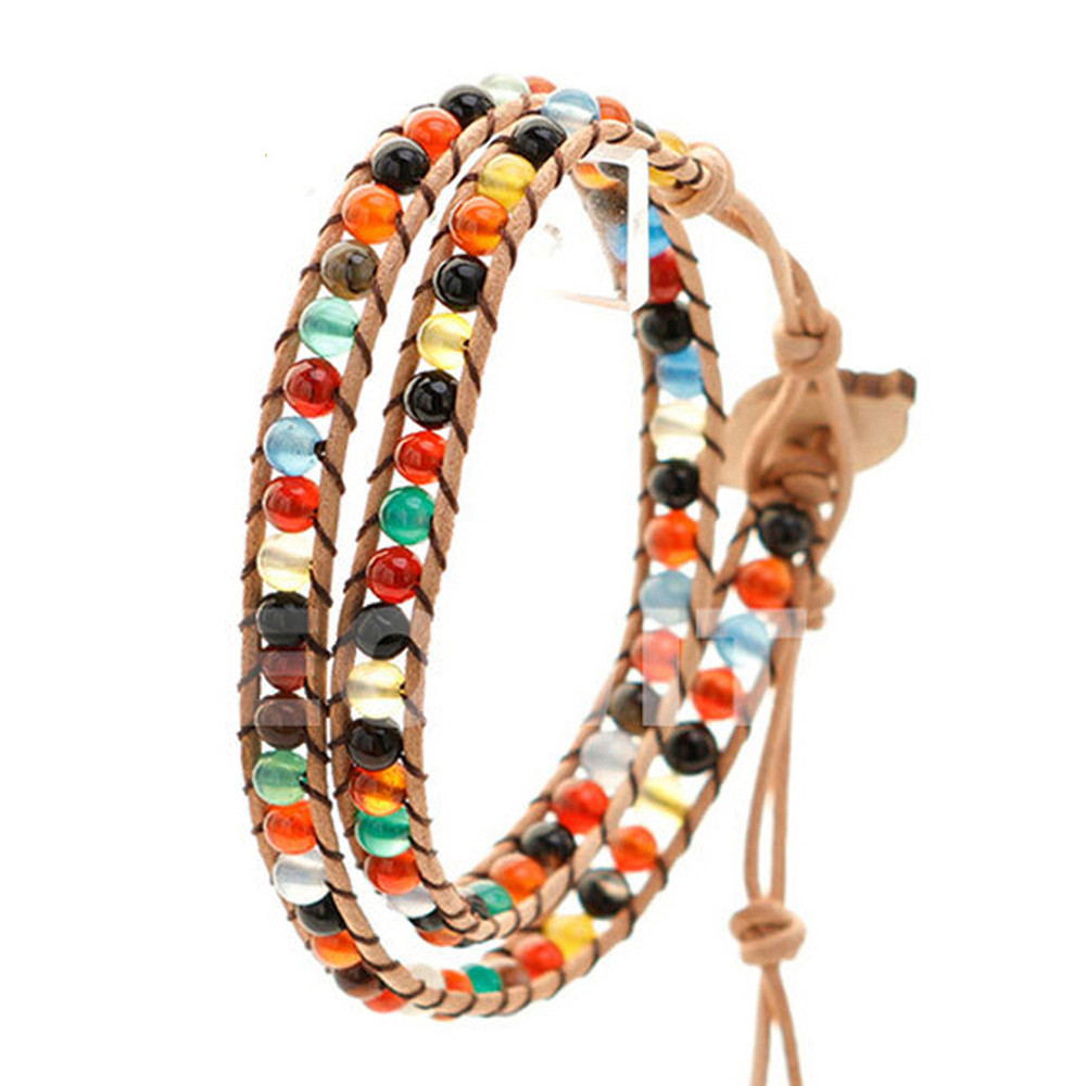 호연 불교 기원 팔찌 옥매듭 건강 행복 부 합장주 염주 (칠색마소)