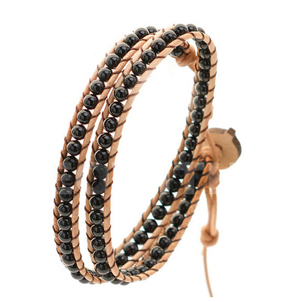 호연 불교 기원 팔찌 옥매듭 용기 번영 부 합장주 염주 (흑마소)