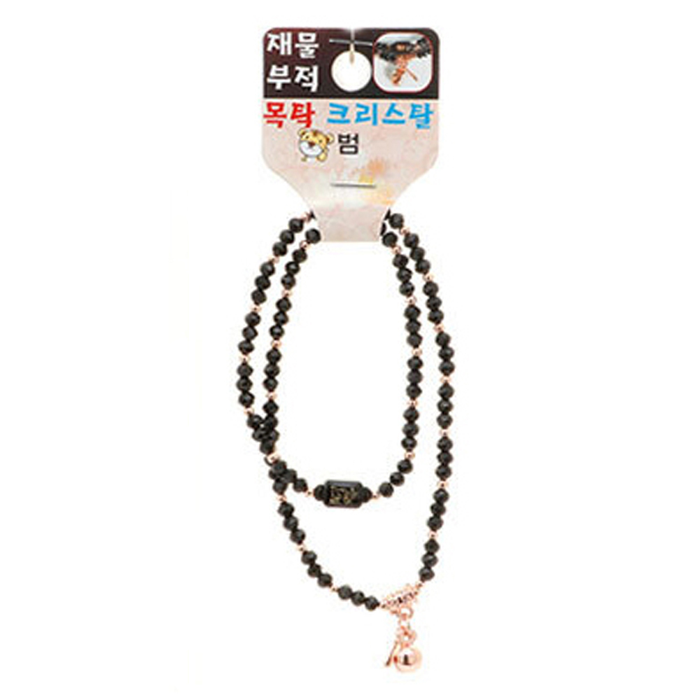 호연 불교 기원 팔찌 크리스탈 목탁 재물부적 띠 합장주 염주 (호랑이)