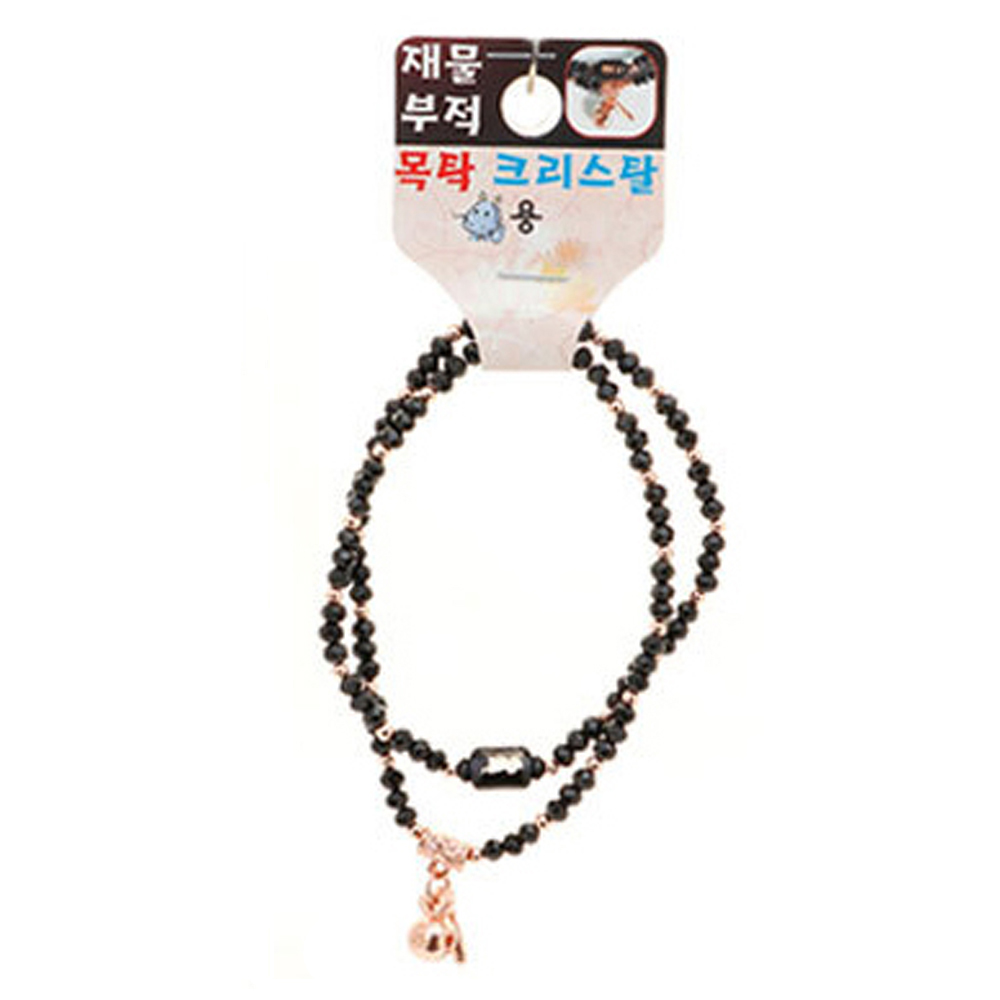 호연 불교 기원 팔찌 크리스탈 목탁 재물부적 띠 합장주 염주 (용)
